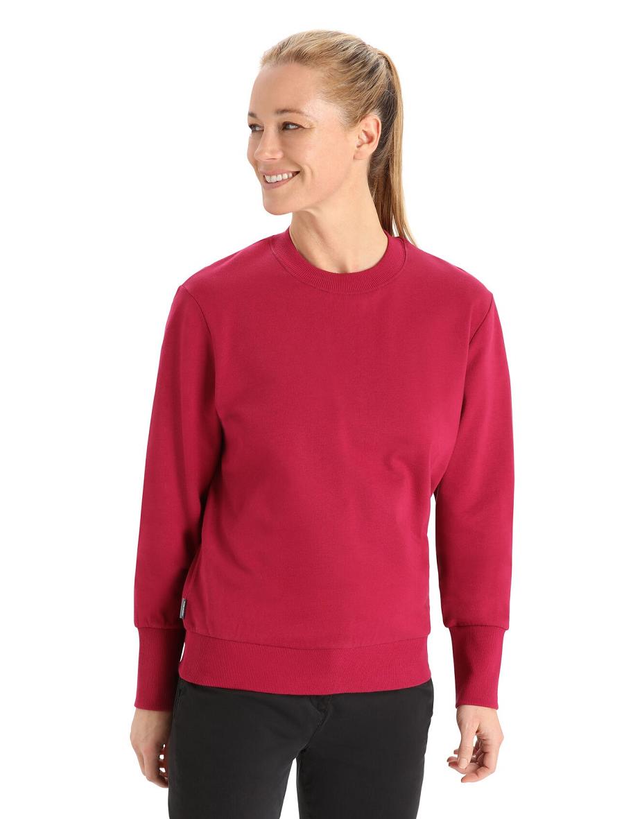 Icebreaker Merino Central II Long Sleeve Naisten Puserot Pinkki | FI 1618PJJQ